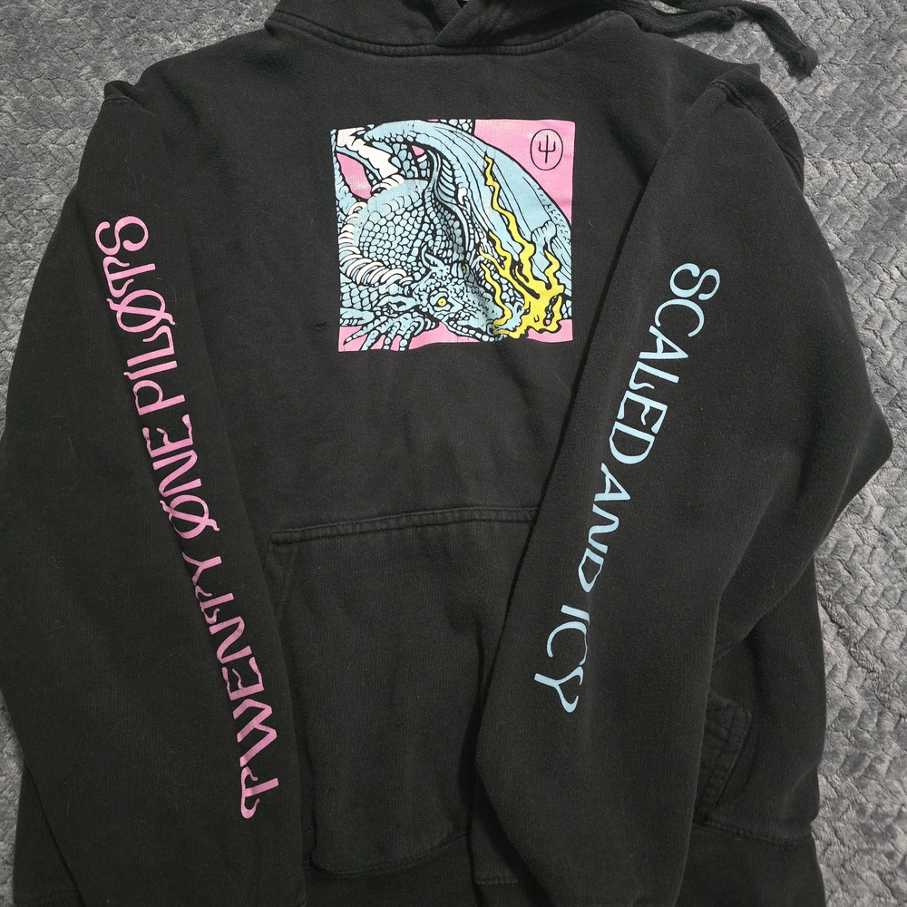 Twenty One Pilots Black Graphic Hoodie